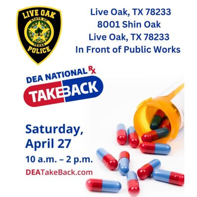 DEA National Drug TakeBack